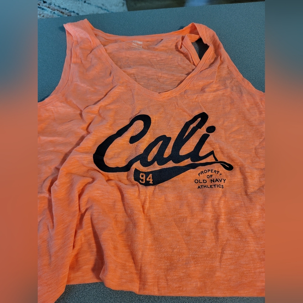 Old Navy Relaxed Fit Orange Top